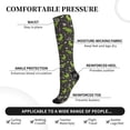 thumbnail image 4 of Picia Dinosaur Skeleton Printed Sports Compression Socks - 15-20mmHg Graduated Compression, High-Performance Soft and Breathable Socks for Men and Women, 4 of 5