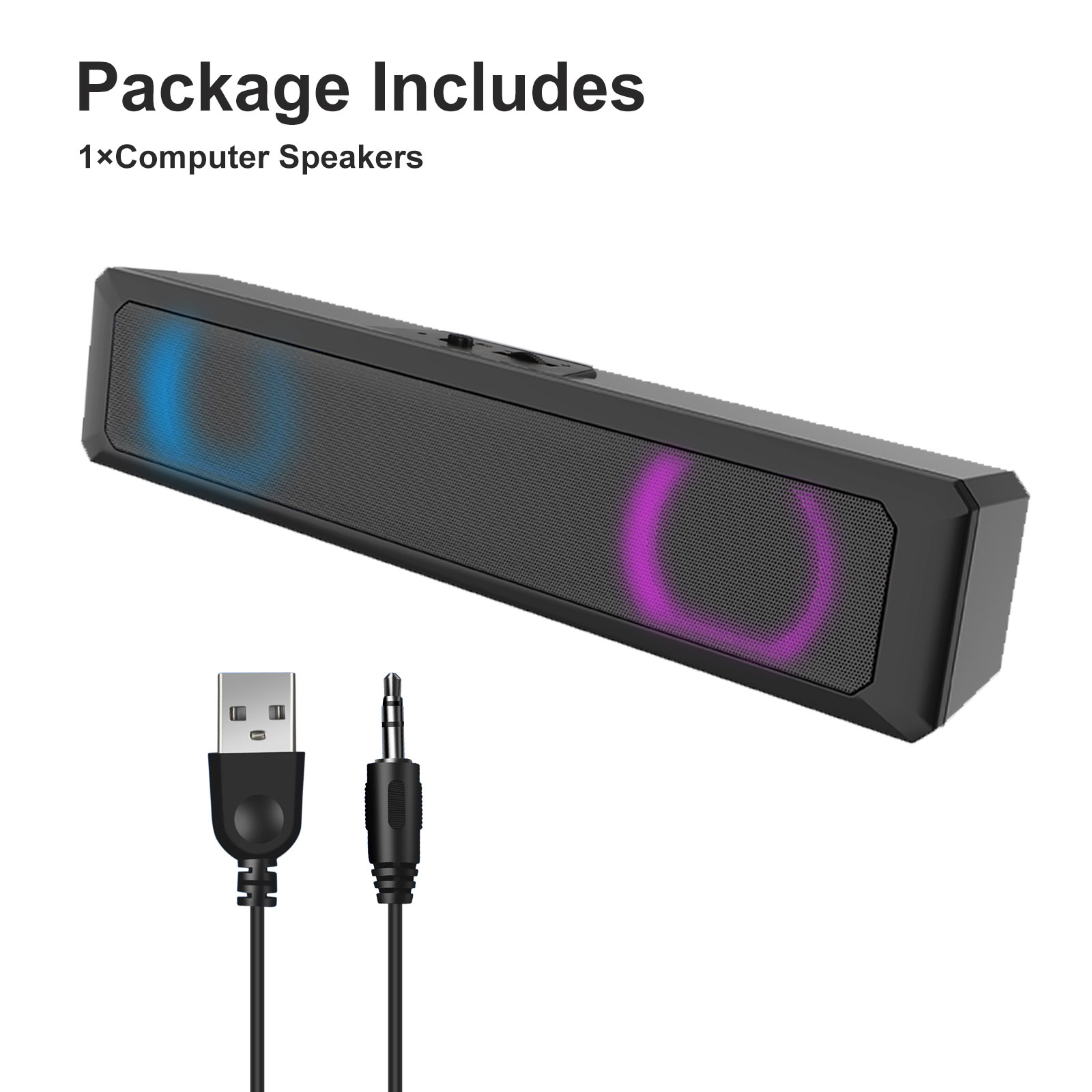 Tsv Sound Bar Wired And Wireless Home Theater Tv Bluetooth Speaker With Display Screen 3d Surround Sound Speaker Bar 2 X 5w Mini Sound Bar Built In Subwoofers For Phones Tablets Pc Desktop Walmart Com