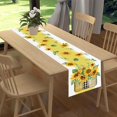 thumbnail image 2 of Minizmin Summer Spring Seasonal Watercolor Sunshine Yellow Floral Sunflower Decorations Rustic Farmhouse Table Center Decor for Home Kitchen Dining Patio Indoor Outdoor, 2 of 5