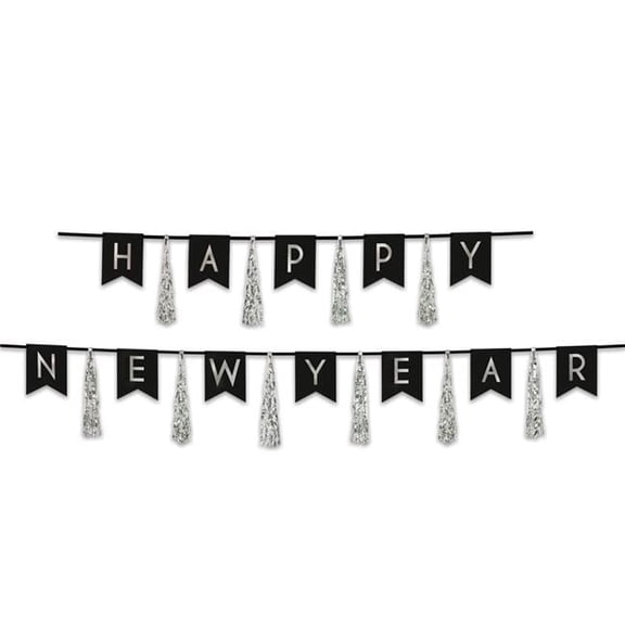 Happy New Year Tassel Streamer