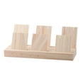 thumbnail image 2 of Earring Display Stand Large Capacity Organizer Holder with Groove for Shows Home Small 2 slot, 2 of 5