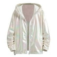 thumbnail image 1 of 2025 Men's Casual Jackets Mens Simple Colorful 3Xl Puffy Jacket Gradient Bright Surface Pocket Mens Jacket Lightweight Cardigan, 1 of 5