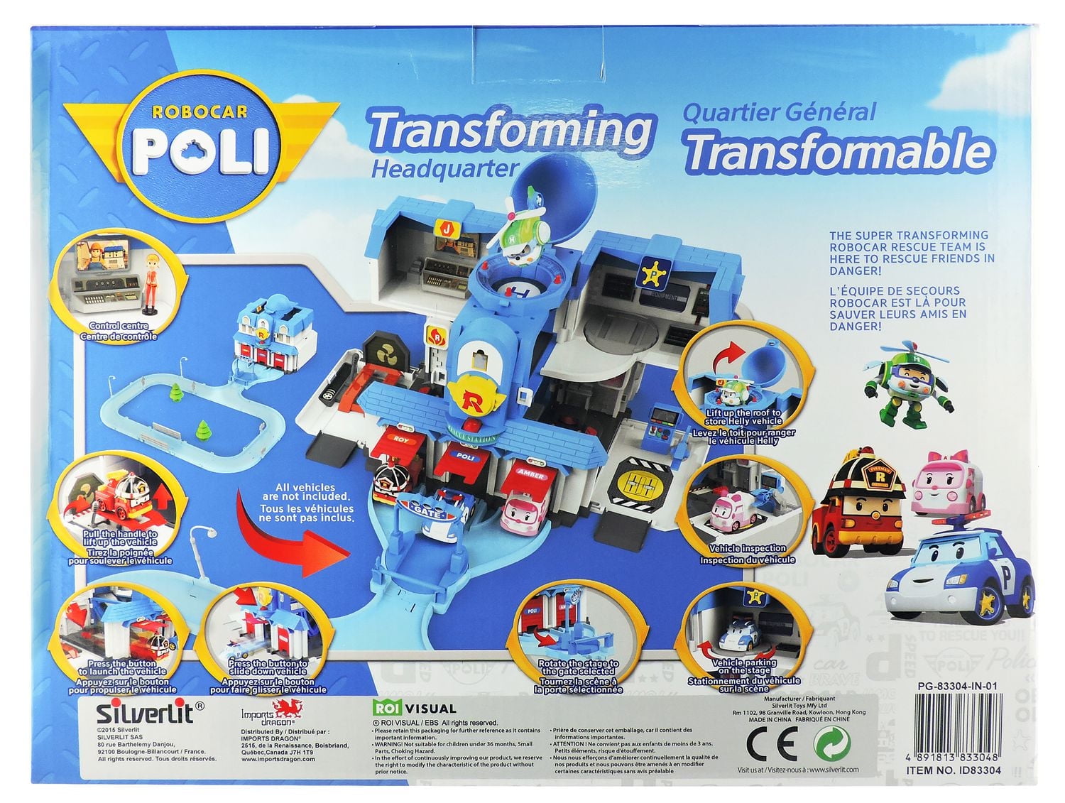 Robocar Poli - Transforming Headquarters Playset