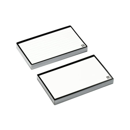 Rocketbook Cloud Cards, Includes 1 Pilot FriXion Pen and 1 Microfiber Cloth College Ruled, 40 Pack (3" x 5") Black