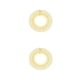 thumbnail image 4 of Vogacara Peine elástico de enclavamiento de circulares completos Peines flexibles Titular de la diadema Diadema Accesorio de Amarillo 2piezas, 4 of 6