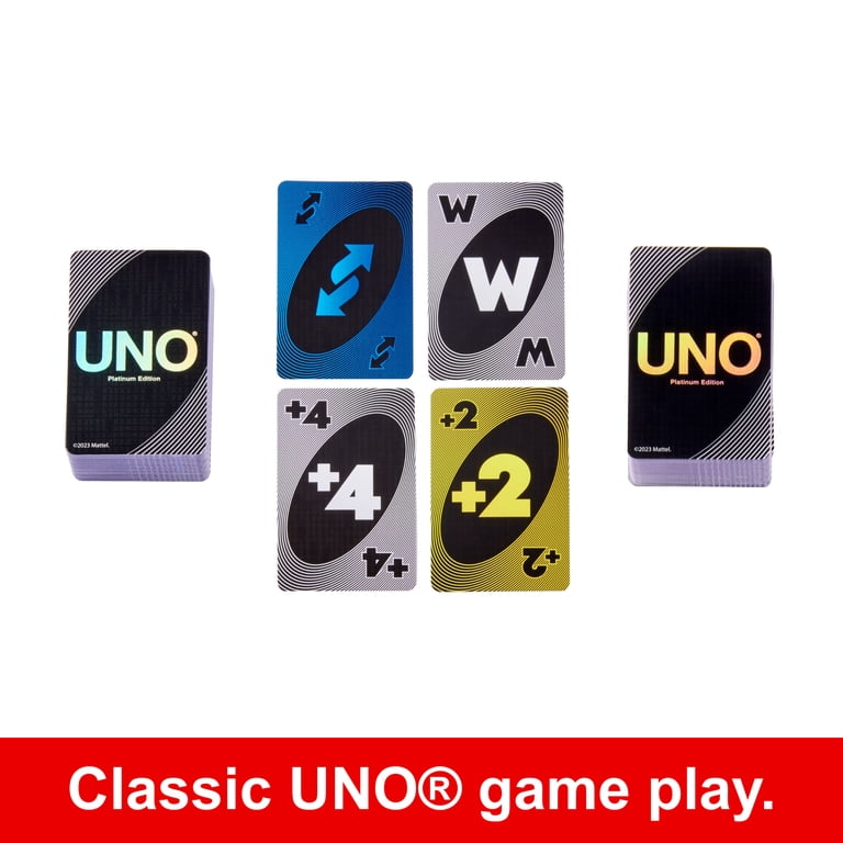 uno cards limited edition ELITE FORMULA 1 2025 CORE known for his bold UNO Platinum Edition Card Game
