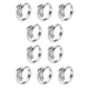 thumbnail image 1 of Minnieouse Anillo Metal Anillo Abierto Ajustable Mujer Mano Anillo Aleación Oro Plata Mano Joyería para Fiesta Regalo, Plata plata 10piezas, 1 of 6