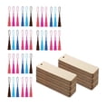 thumbnail image 3 of AMLESO Ensemble de 36 Marque-Pages en Bois Étiquettes Suspendues Panneau en Bois pour Jeu Enfants Étudiants, 3 of 8