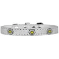 thumbnail image 4 of Dog, Puppy  Pet Designer Croc Widget Collar, "White Daisies", 4 of 11