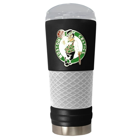 Black Boston Celtics 24oz. Powder Coated Draft Travel Mug
