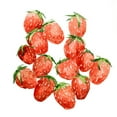 thumbnail image 2 of Warren, Annie 12x12 White Modern Wood Framed Museum Art Print Titled - Strawberry Picking I, 2 of 4