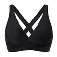 thumbnail image 2 of cocolona Bikini Tops for Women Fashion Solid Color V Neck Swimsuits Vacation Beach Bathing Suits, 2 of 3