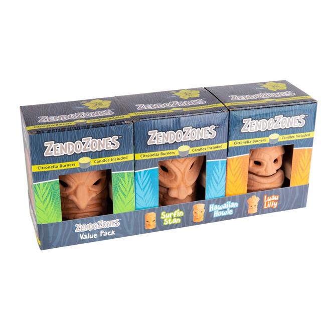 JT Eaton 7797749 Zendo Zones Candle for Mosquitoes Pack of 3