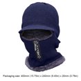 thumbnail image 3 of Gorro de invierno Gorro de punto grueso unisex Gorro de punto para ciclismo (azul), 3 of 4
