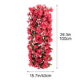 thumbnail image 3 of Hanging Flowers Artificial Violet Flower Wall Wisteria Basket Hanging Garland Flowers Fake Silk Orchid, 3 of 6