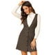 thumbnail image 1 of Vestido de delantal Allegra K Pata de Gallo Tirantes Azul XS, 1 of 6