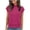 Hot Pink, variant on Women's Mock Neck Cap Sleeve Ribbed Hem Casual Knit Tops for Women Everyday Office Wear