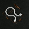 thumbnail image 4 of Twist Lock Cable Wire Ties Nylon U Shape Save Place 18mm Dia White 200 pcs, 4 of 4