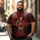 thumbnail image 2 of playera grande y alto para hombre big and tall men t shirt camisas playeras manga corta 8XL 3DTS10063, 2 of 7