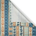 thumbnail image 4 of Ambesonne Tribal Grommet Curtain Single Panel, Vintage Pattern, 50"x60", Merigold Blue, 4 of 5