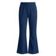 thumbnail image 3 of ZBSOKO Girls Flare Leg Pants High Waisted Stretch Yoga Pant Elastic Waist Solid Color Athletic Trousers Casual Outdoor Daily Wear, 3 of 7