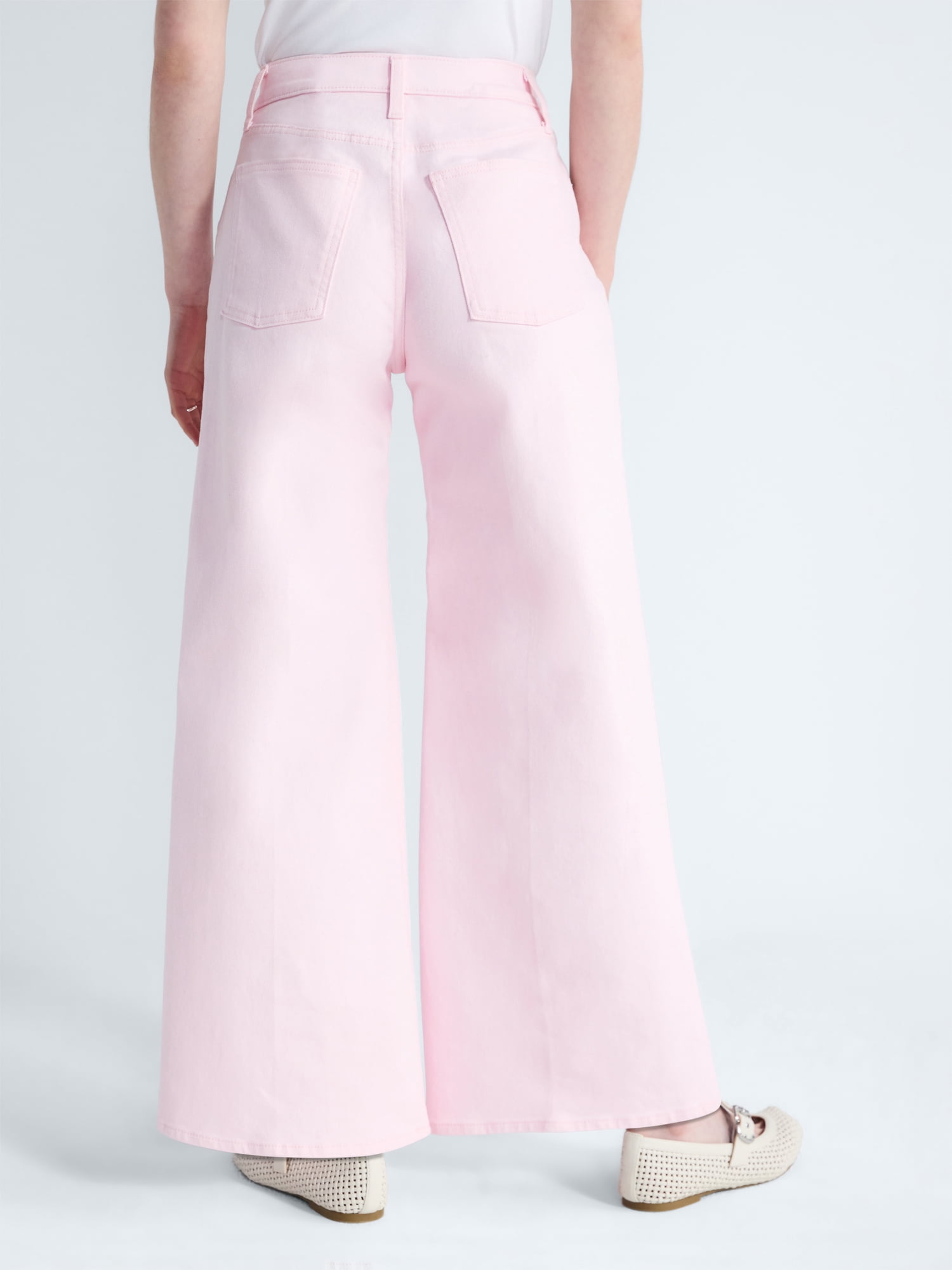 Free Assembly Women's and Women's Plus High Rise Cropped Wide Leg Jeans, Sizes 0-22W
