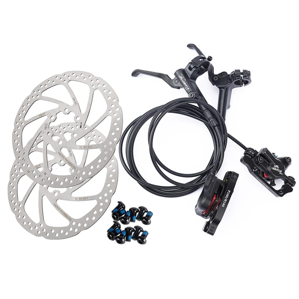 Hydraulic Disc Brake Set for Mountain Road Bike Best Upgrade Front Rear Disc Set Walmart