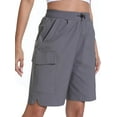 thumbnail image 5 of Women's Hiking Cargo Shorts Quick Dry Lightweight Shorts for Travel Athletic, 5 of 6