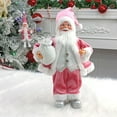 thumbnail image 5 of Soumake Adorable Santa Claus Shape Doll Decor Christmas Style Handmade Fabric Doll Model for Party, 5 of 8