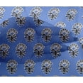 thumbnail image 5 of oneOone Viscose Chiffon Blue Fabric Block Sewing Craft Projects Fabric Prints By Yard 42 Inch Wide, 5 of 6