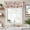 Sage Green, variant on Watercolor Flowers Farmhouse Short Window Curtain Valances, Rustic Spring Floral Botanical Beige Rod Pocket Kitchen Valances for Living Room Bedroom Bathroom Cafe 42" x 18"