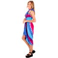 thumbnail image 2 of HAPPY BAY Women's Bikini Skirt Sarong Swimwear Swim Cover up Bathing suit Summer Wraps Swimsuit Beach Wrap Coverups for Women Beachwear One Size Lapis, Tie Dye, 2 of 4