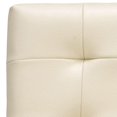 thumbnail image 3 of Safavieh Tabouret Thompson en Cuir Bicasté 24" Beige, 3 of 5