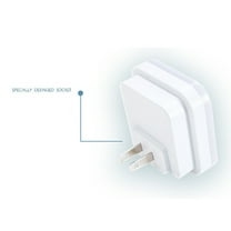 0.5W Auto Sensor Led Night Light, Dusk To Dawn Lamp for Bedroom Hallway 6500K Cool White Light, Energy-Saving Us Plug Smart Night Light with 100,000Hrs Life Hallway Night Light