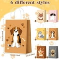 thumbnail image 2 of 24 Pcs Dog Goodie Bag Puppy Party Favors Dog Gifts Bags with Handles Candy Treat Paper Bags Dog Birthday Decoration Party Supplies for Pet Adoption, 2 of 13