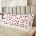 thumbnail image 6 of Lsque Lips Kiss Body Pillow Case Cover,Ultra-Soft Microfiber Bed Pillow Cases 20x54 inches,Elegant Bedding,Breathable Durable Pillow Cover with Envelope Closure, 6 of 8