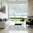 thumbnail image 7 of Ahgly Company Machine Washable Indoor Rectangle Contemporary Dark Goldray Area Rugs, 5' x 8', 7 of 7