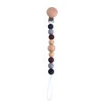 thumbnail image 1 of Juguete de haya para bebé, chicle para dientes, cadena de silicona para chupete con cuentas, cadena anticaída, 1 of 6