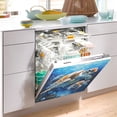 thumbnail image 5 of Turtles in Ocean Magnetic Dishwasher Cover Magnet Refrigerator Dishwashers Sticker Kitchen Decorative Art Panel Decal 23"x26", 5 of 6