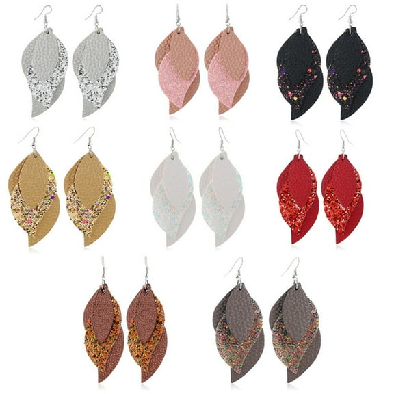 IBASETOY 1 Pair of Chic Earrings Dangle Pink for Women Jewelry