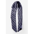 thumbnail image 2 of Bimba Purple Diagonal Line Geometric Printed Pure Silk Scarf For Hair Neck Head Bandanas For Women 40 x 80 Inches, 2 of 6