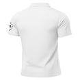 thumbnail image 4 of Zimjoy USA 250 Anniversary Polo Shirts for Men USA Flag Short Sleeve 4th of July T-Shirts Henley Neck Patriotic Independence Day Tshirt, White S, 4 of 5