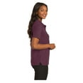 thumbnail image 3 of Port Authority Women's Short Sleeve Silk Touch Classic Polo Shirt Maroon X-Small, 3 of 4