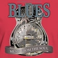 thumbnail image 3 of CafePress - Blues Music From The Soul Vintage T Shirt - Women's Traditional Fit Dark T-Shirt, 3 of 4
