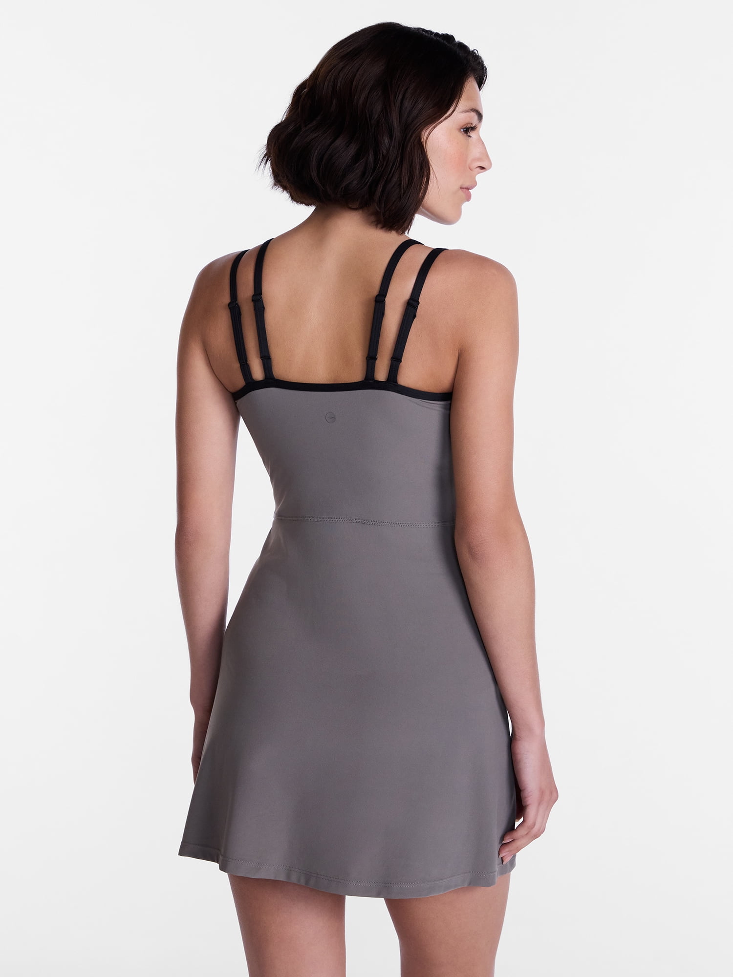 Avia Women's SoftSculpt Tipped Mini Dress, Sizes XS-XXXL