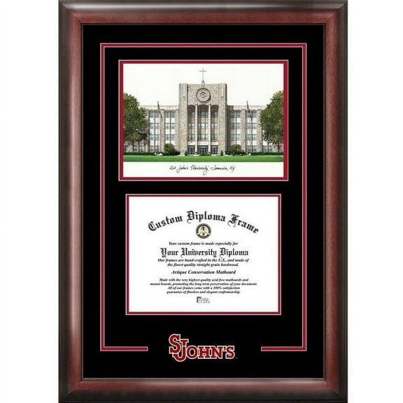 St. Johns Red Storm 8.5" x 11" Spirit Graduate Diploma Frame