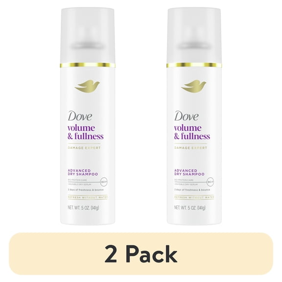 (2 pack) Dove Advanced Volume and Fullness Dry Shampoo, 5 oz