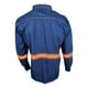 thumbnail image 2 of Camisola Industrial De Trabajo Con Reflejante Marca Hevra, 2 of 4