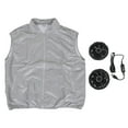 thumbnail image 2 of Air Conditioned Clothes, 3 Gear Adjustable Polyester Cooling Fan Vest  For Fishing, 2 of 8