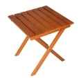 thumbnail image 4 of RSI  RSI-AC-RW-T  Riverstone Solid Cedar Adirondack Extra Wide Chair with build in bottle opener &  matching folding table   - Redwood, 4 of 4